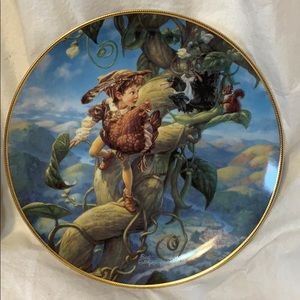 PLATE #5 Knowles Jack And The Beanstalk Classic Fairy Tales Plate New